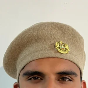 Rajanyas Beige Woollen Beret